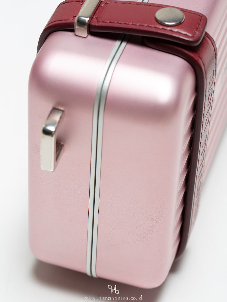 Dior x RIMOWA Personal Clutch On Strap Aluminium Pink in Aluminium/Grained  Calfskin with Silver-tone - US