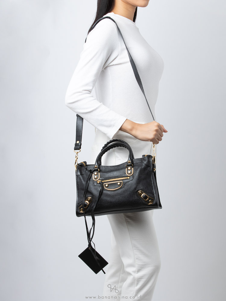 Balenciaga Classic City Mini Shoulder Bag in Brown  Lyst