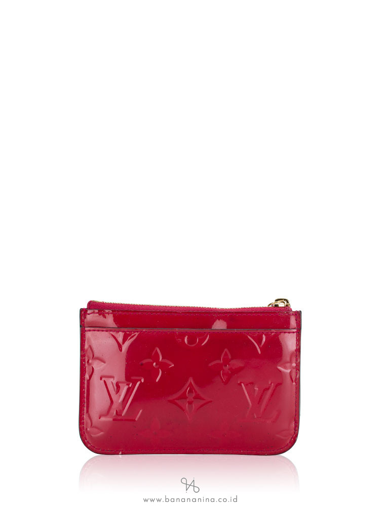 Louis Vuitton, Bags, Louis Vuitton Red Patent Leather Key Chain Wallet
