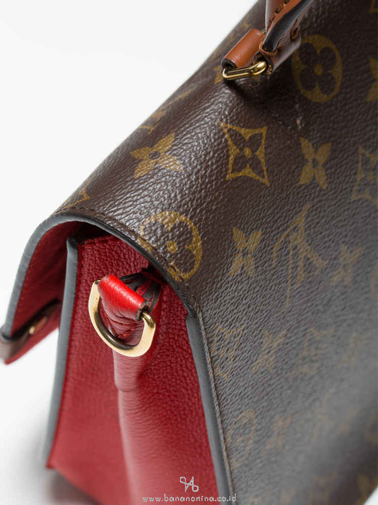 Louis Vuitton Monogram Canvas & Beige Leather Vaugirard Shoulder