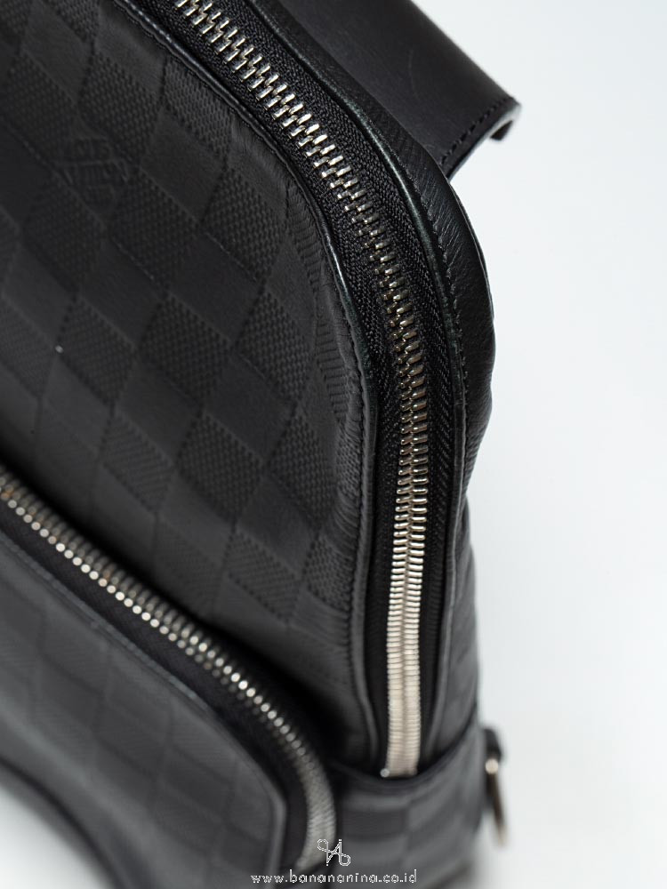 Louis Vuitton Campus Backpack Damier Infini Leather Black
