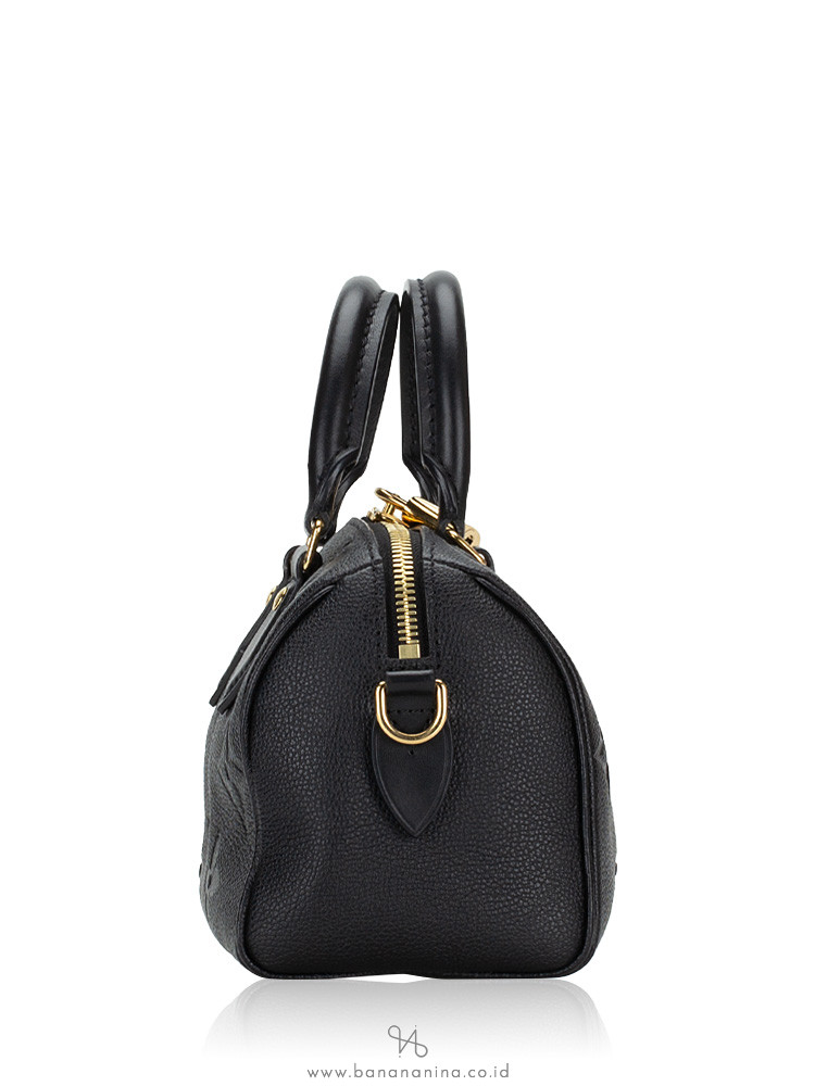 Louis Vuitton Speedy Bandouliere Bag Monogram Empreinte Giant 20 Black  2333212