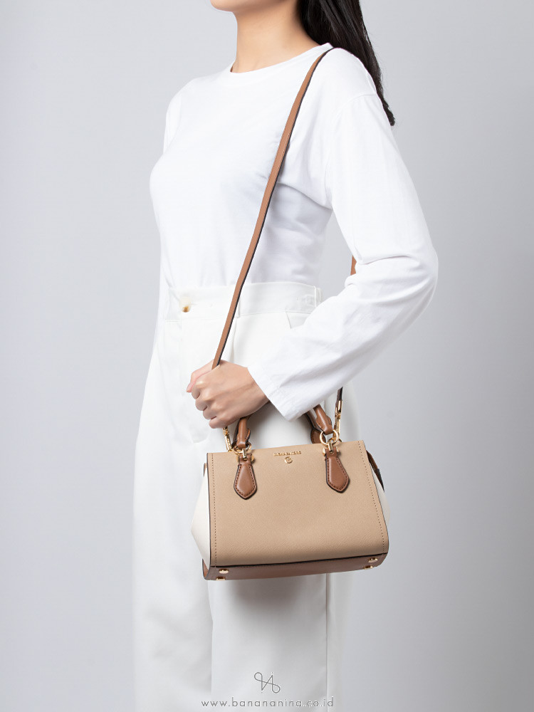 Michael Kors Marilyn Saffiano Leather Small Crossbody Bag