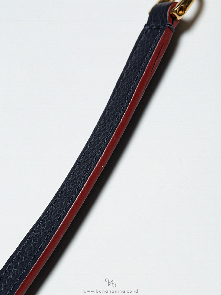 Louis Vuitton Marine/Rouge Monogram Empreinte Leather Blanche BB