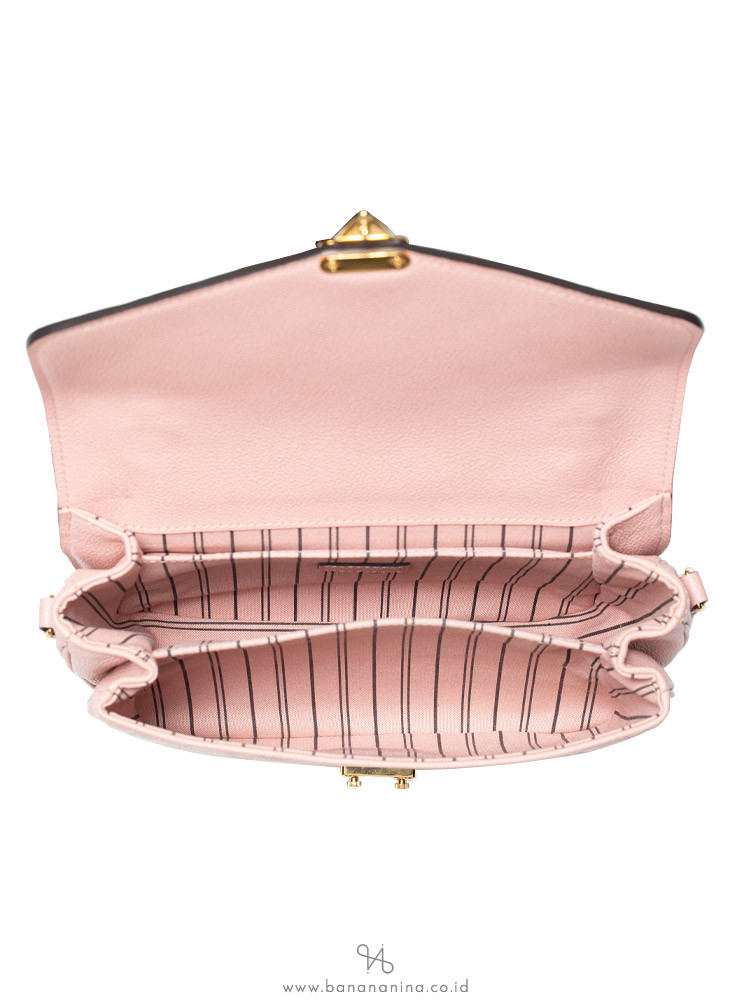 MINT! Louis Vuitton Pochette Metis Rose Poudre Pink Empreinte