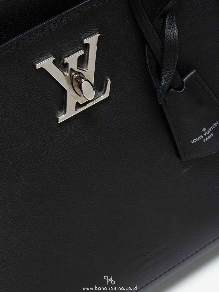 Louis Vuitton Calfskin Lockme Go Noir 