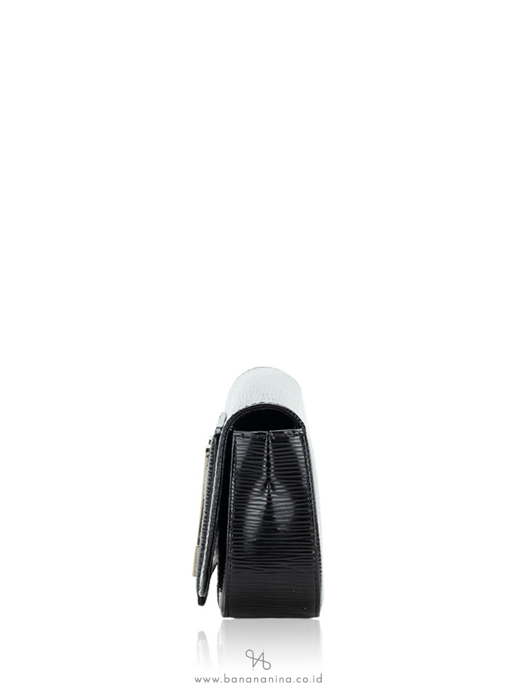 Louis Vuitton - Sobe Clutch - Black Electric Epi SHW - Pre-Loved