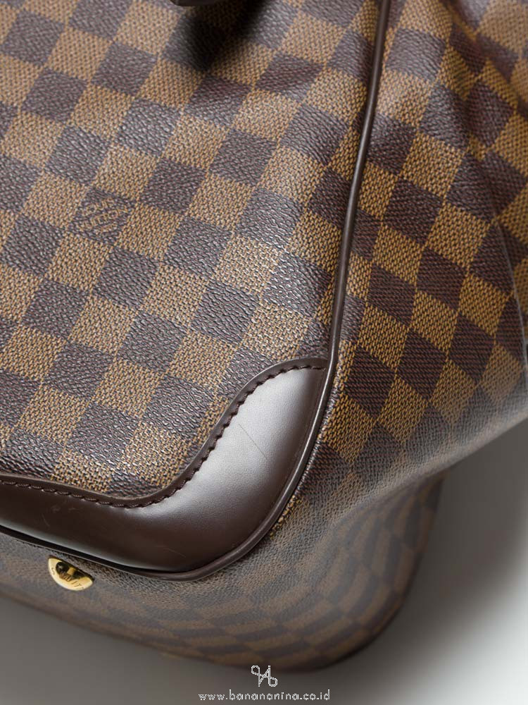 LOUIS VUITTON Damier Ebene Verona handbag authentic