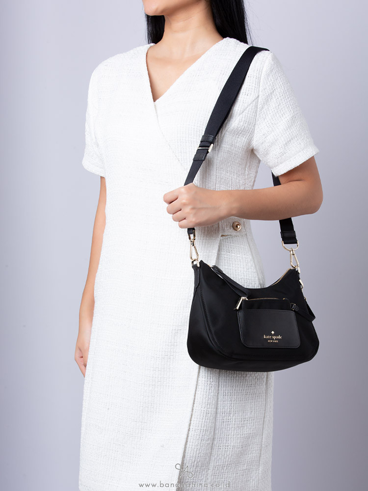 Kate Spade Chelsea Nylon Crossbody Black