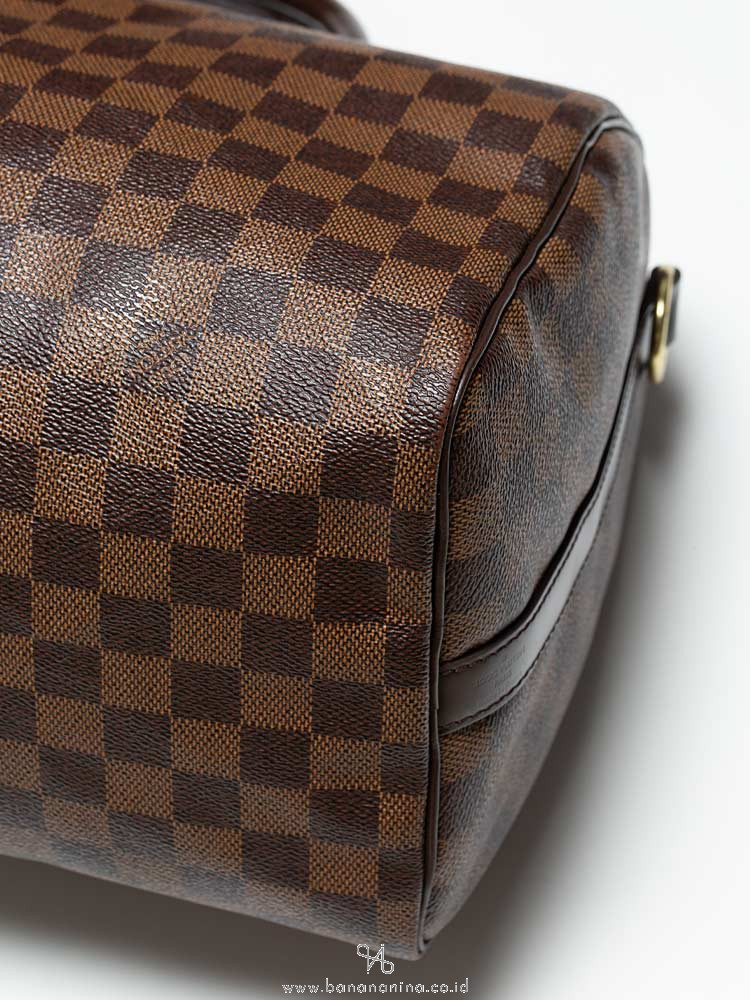 Louis Vuitton Speedy Bandouliere 20 in Damier Ebene Coated Canvas with  Gold-tone - US