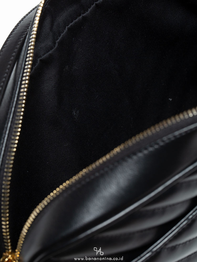 Saint Laurent Lou Belt Bag Matelasse Leather Black in Calfskin with  Gold-tone - US