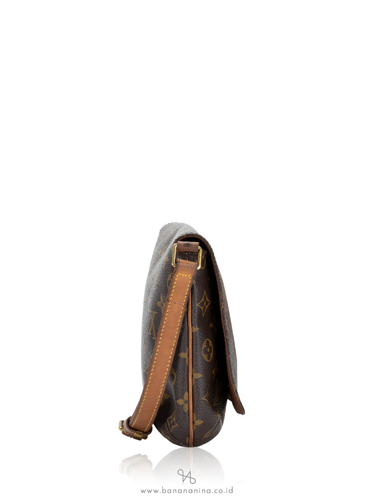 Louis Vuitton Classic Monogram Canvas Musette Tango PM Flap Bag