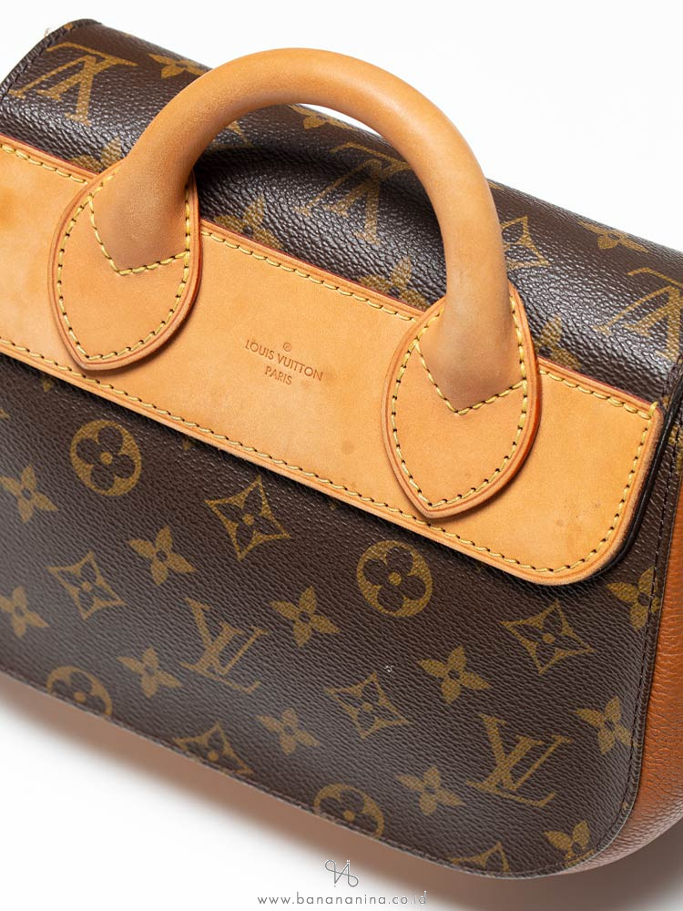 Louis Vuitton S Lock Belt Pouch Monogram PM Brown in Canvas/Leather with  Gold-tone - US