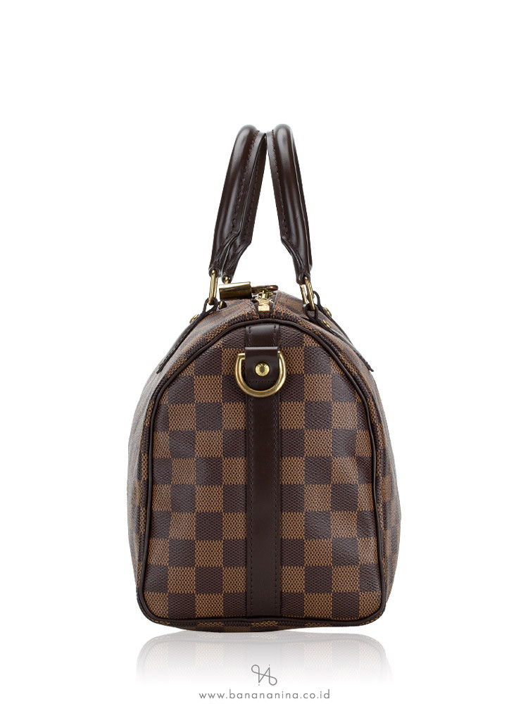 Louis Vuitton Damier Ebene Canvas Speedy Bandouliere 25 Bag Louis Vuitton