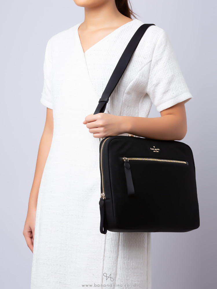 Kate Spade Chelsea Laptop Sleeve With Strap Black