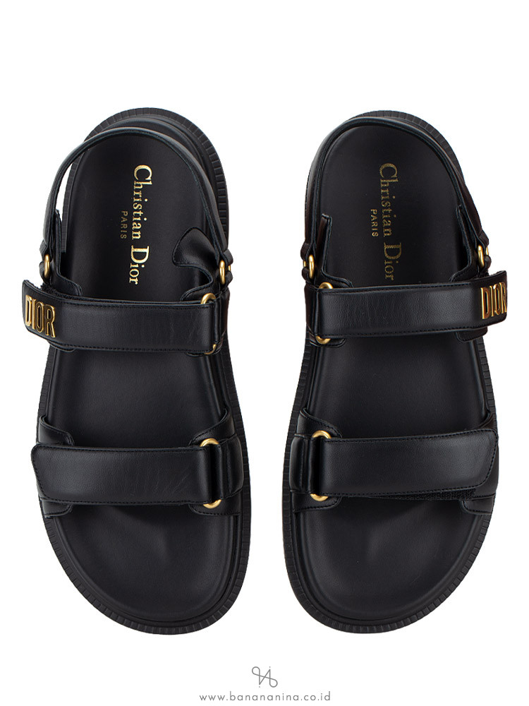 Kid's Sandal Blue Calfskin and Dior Oblique Canvas | DIOR