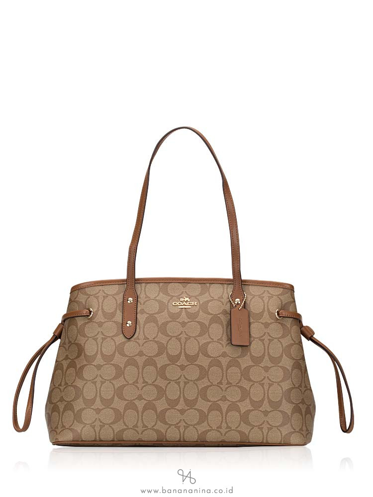 coach drawstring carryall