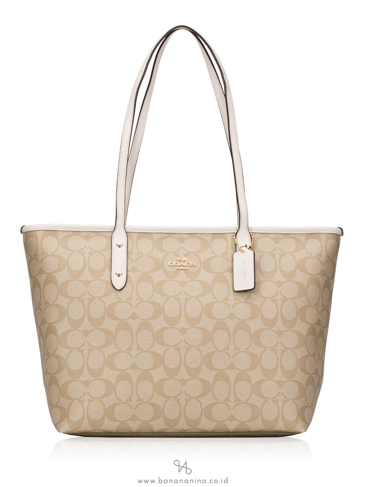 coach signature city tote