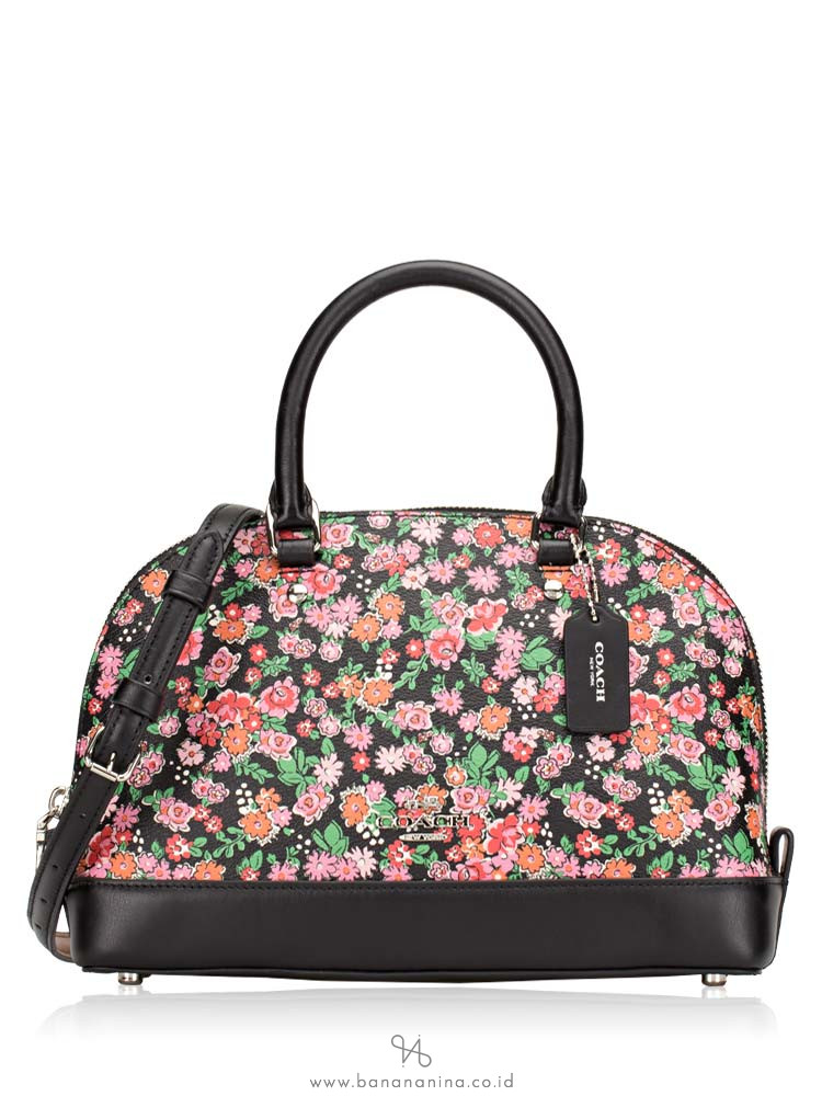COACH 57621 Posey Cluster Floral Mini Sierra Pink Multi