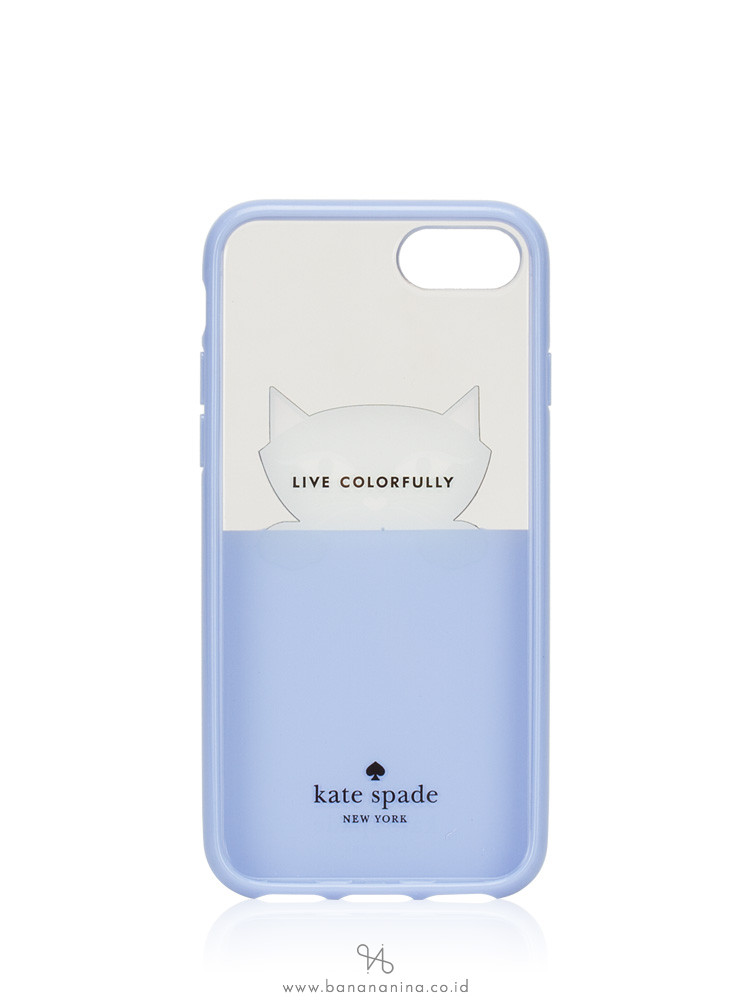 Kate Spade Iphone 7 Silicone Case Peeking Cat Multi