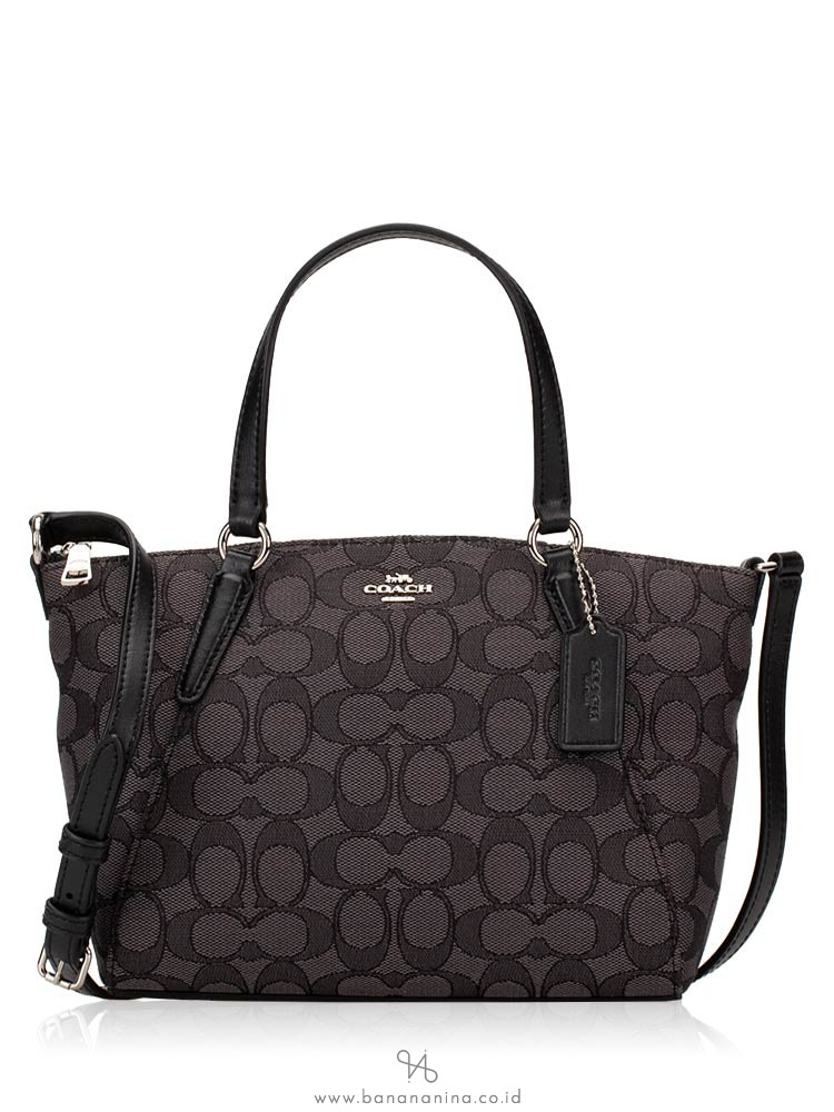 COACH 27580 Outline Signature Mini Kelsey Black Smoke