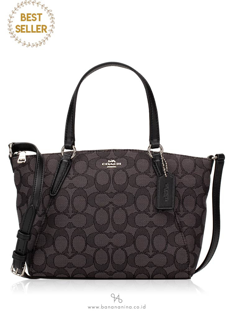 COACH 27580 Outline Signature Mini Kelsey Black Smoke