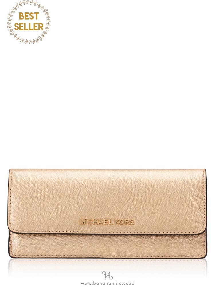 michael kors flat wallet leather