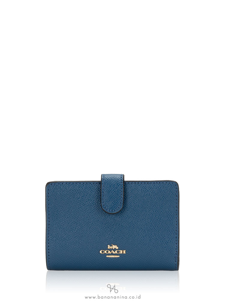 blue coach wallet