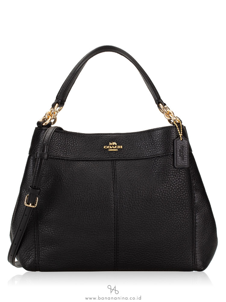 coach pebbled leather lexy shoulder bag