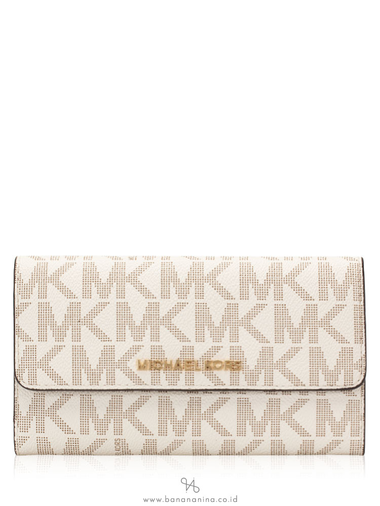 michael kors signature trifold wallet
