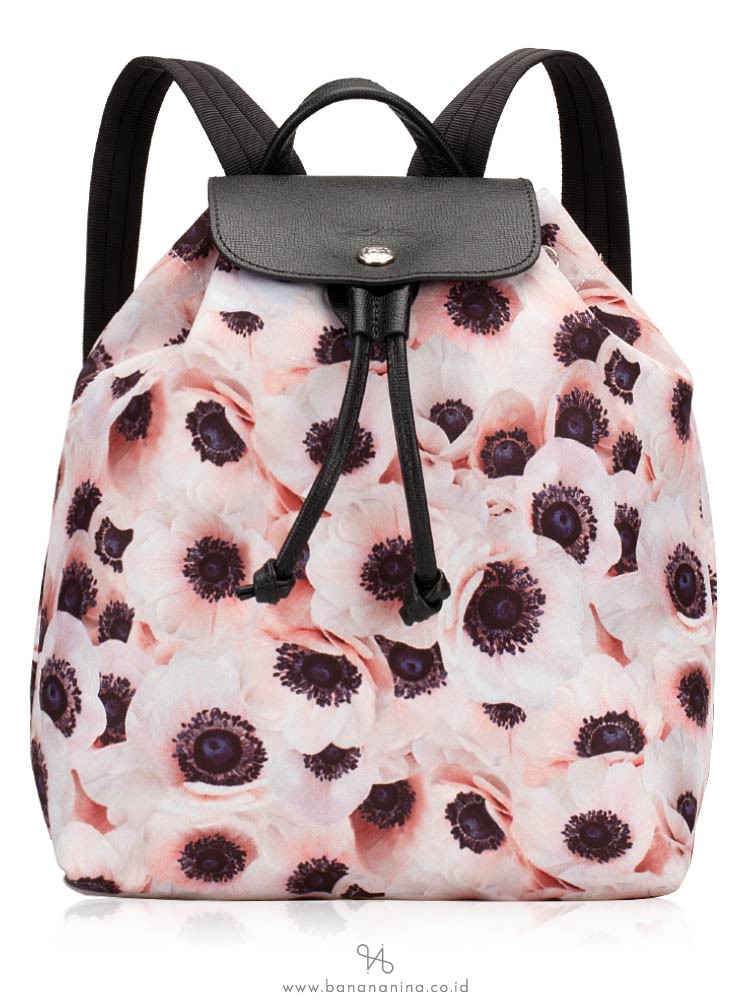 longchamp le pliage backpack pink