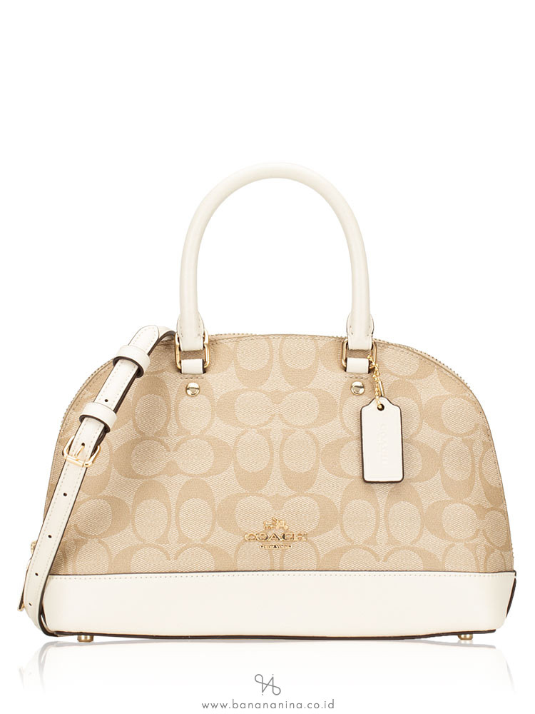 Coach mini sierra white sales