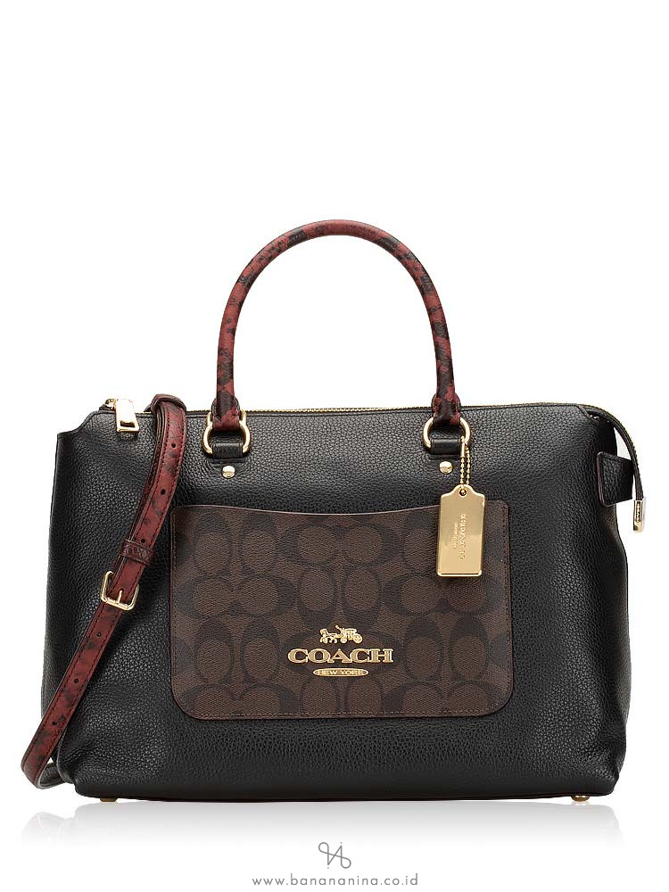 coach emma satchel large