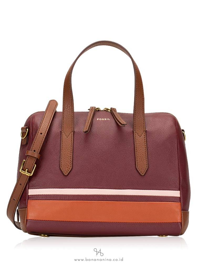 fossil sydney satchel tan