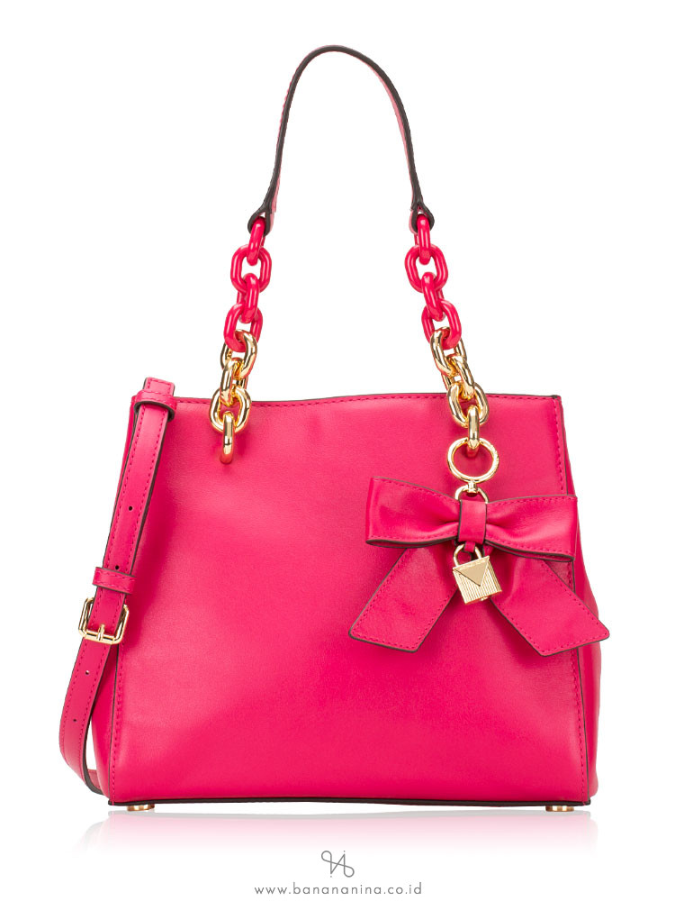 michael kors cynthia small leather satchel