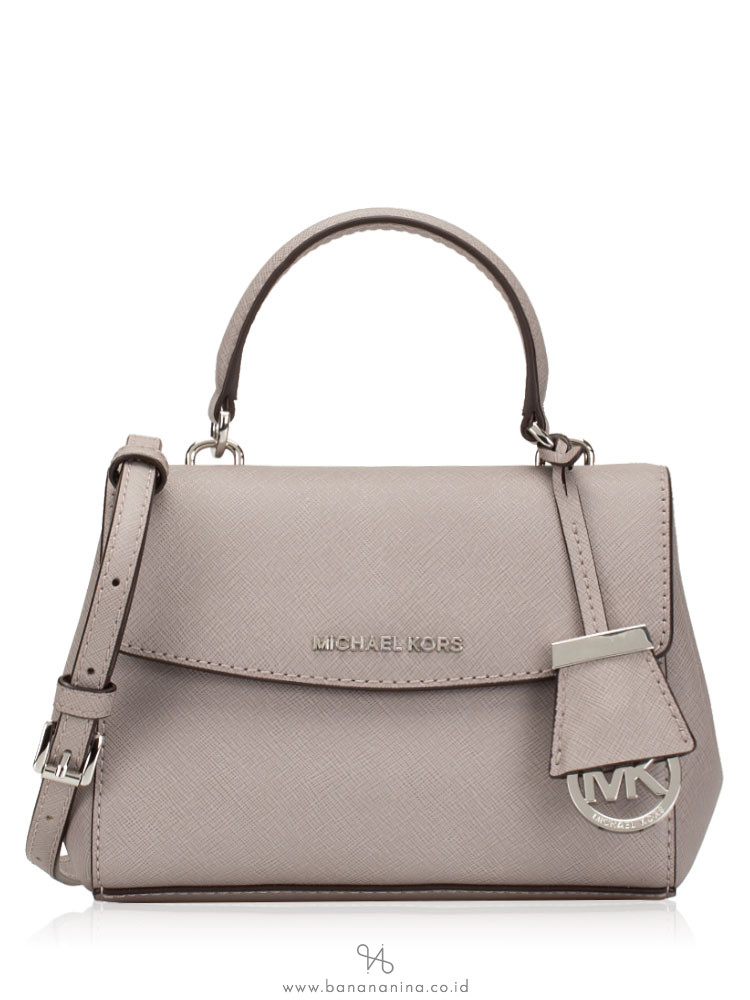 MICHAEL KORS Ava XS Top Handle Crossbody Pearl Grey