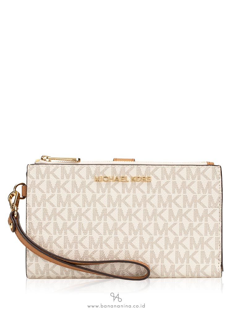 michael kors large double zip wristlet