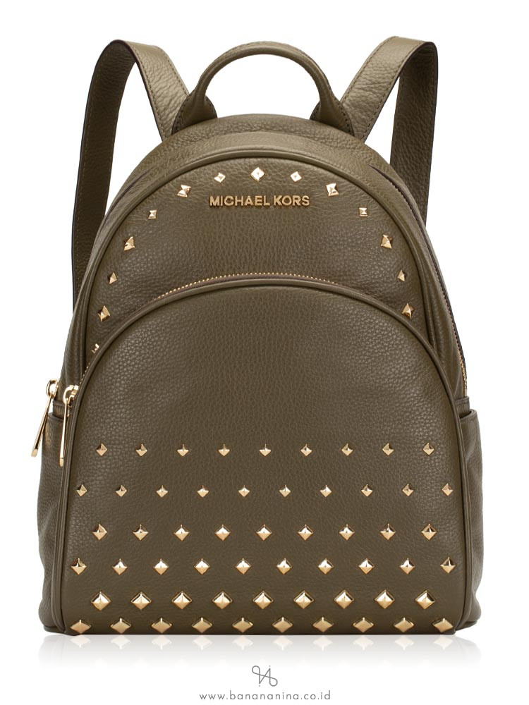 michael kors abbey studded backpack