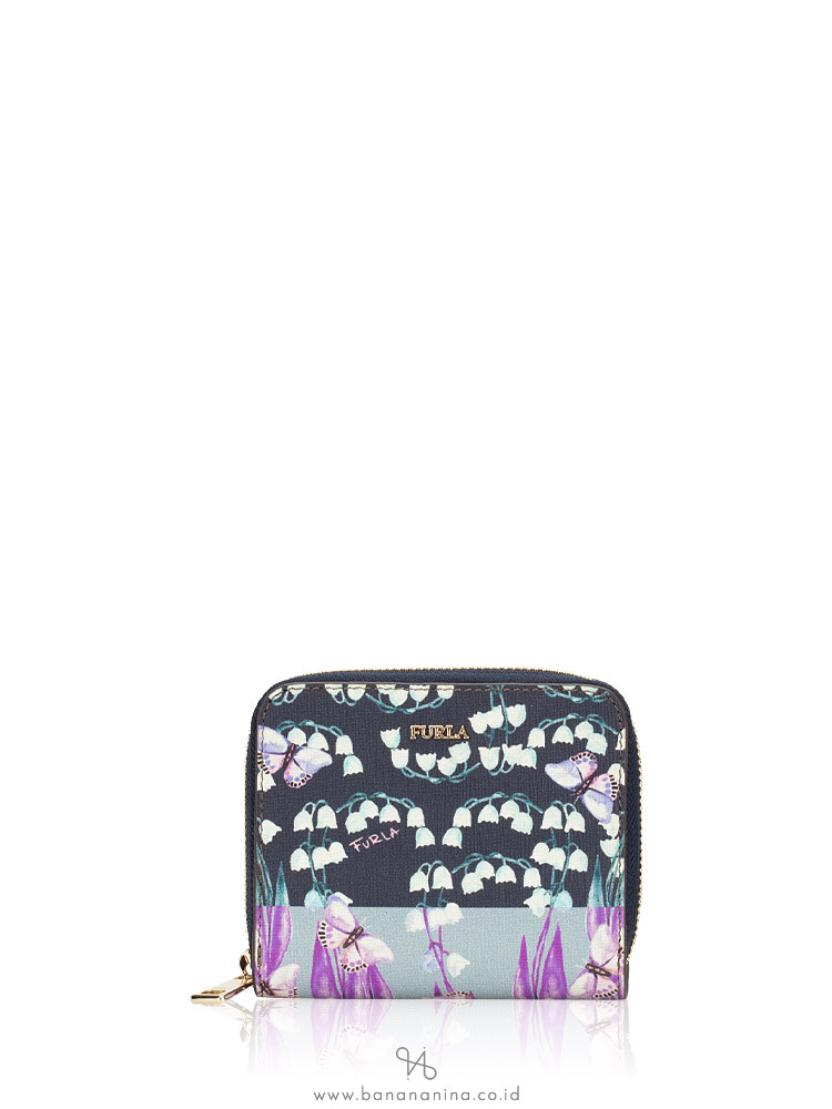 FURLA Babylon Small Zip Wallet Tony Blue