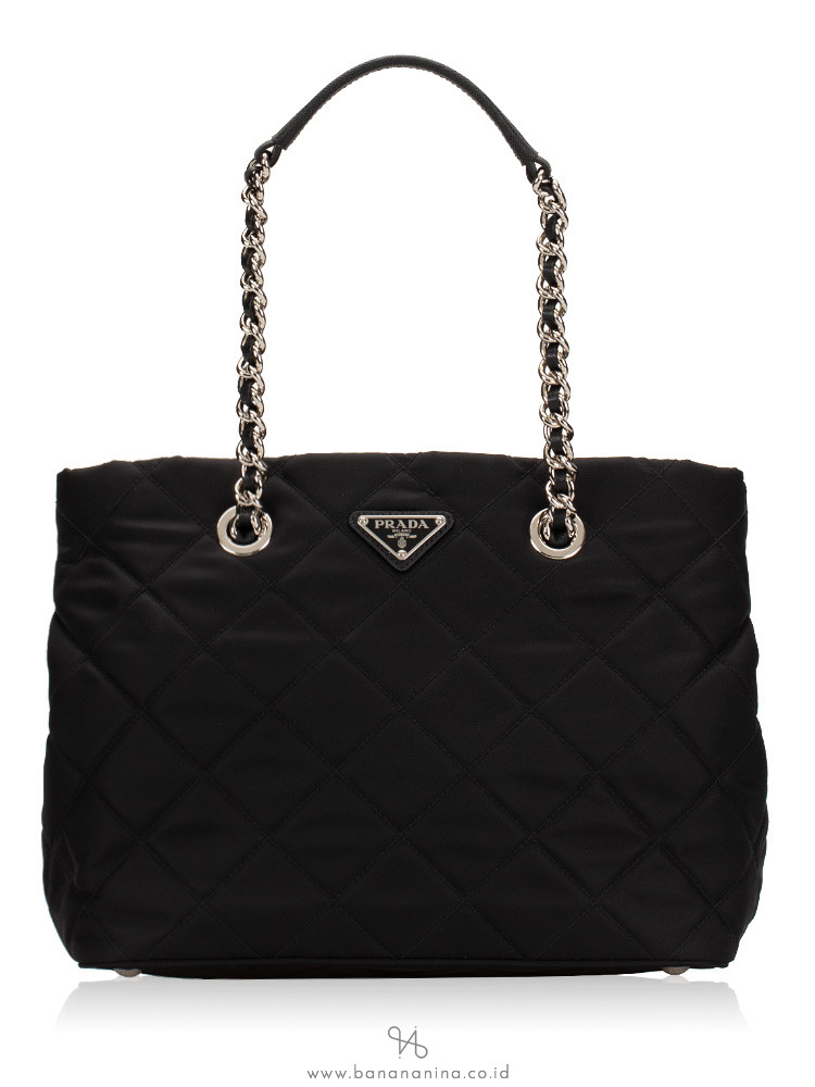 Prada tessuto impuntu nero clearance