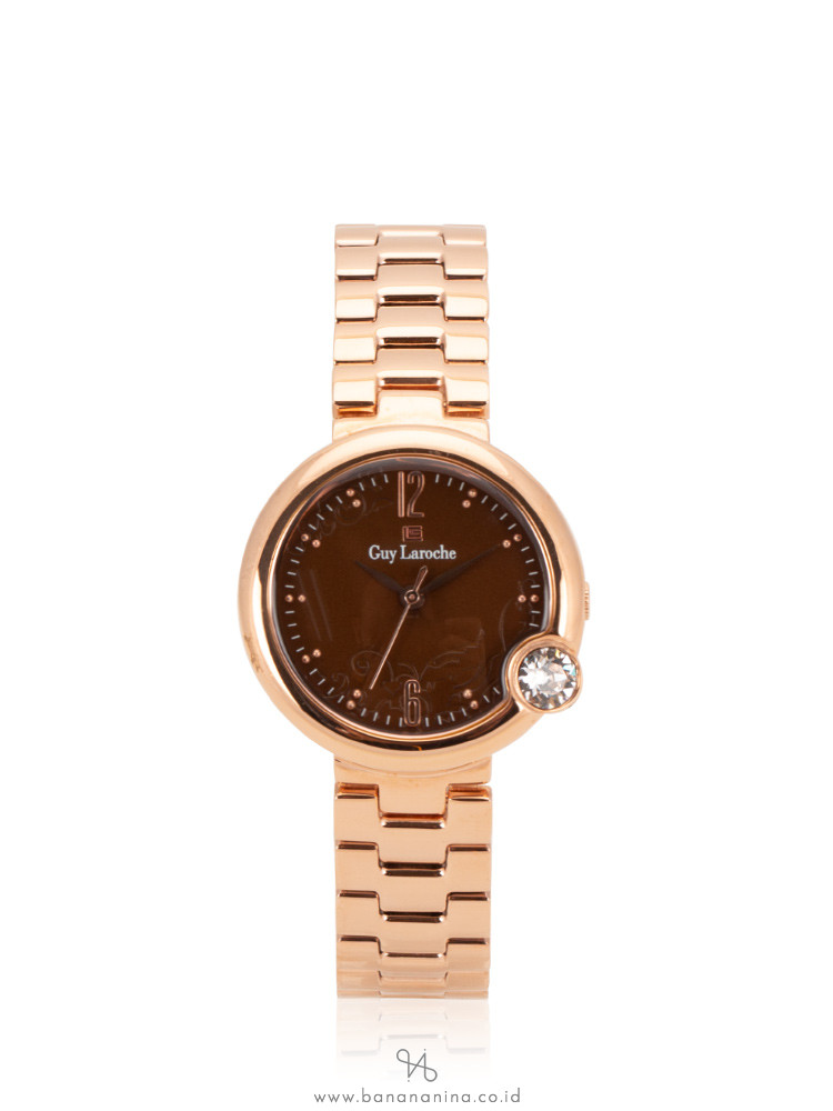 GUY LAROCHE LW5032-08 Stainless Brown Rosegold