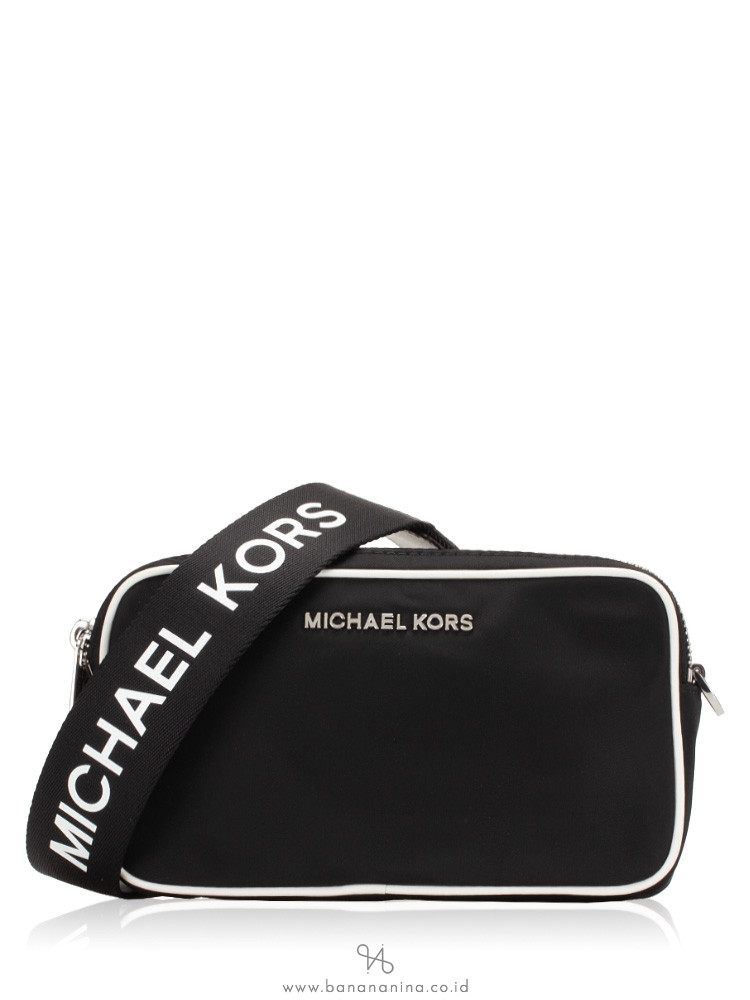 michael kors camera bag black