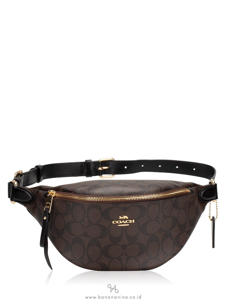 brown belt bag