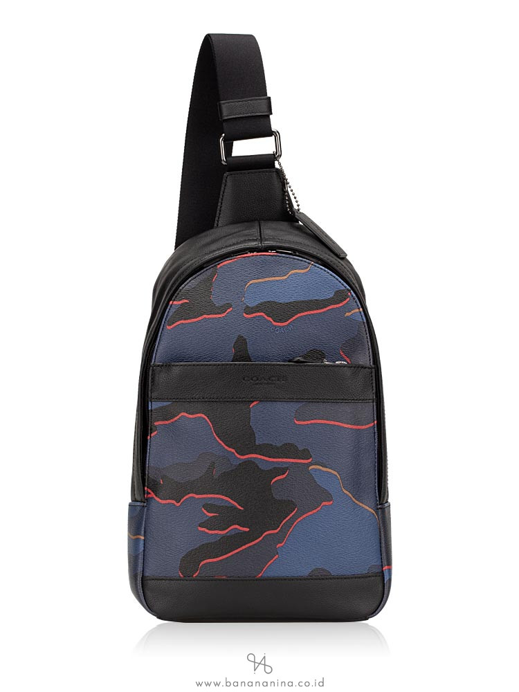 coach camouflage sling bag
