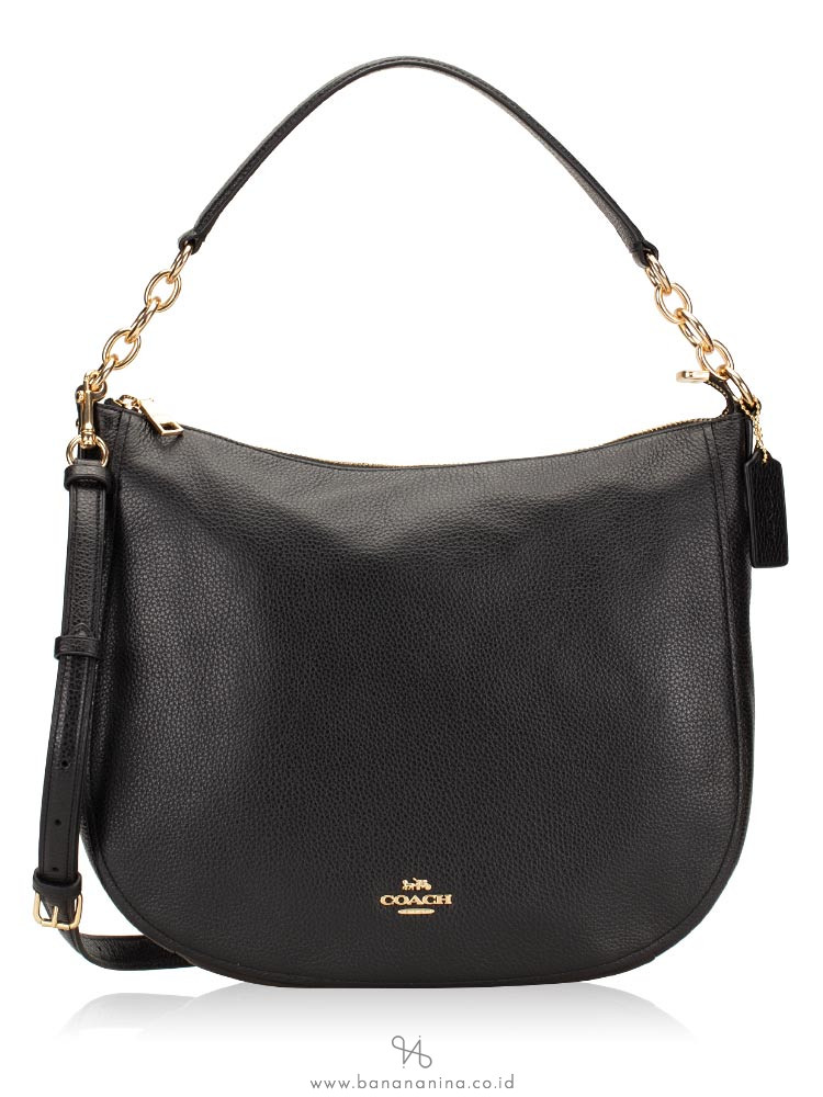coach elle hobo black