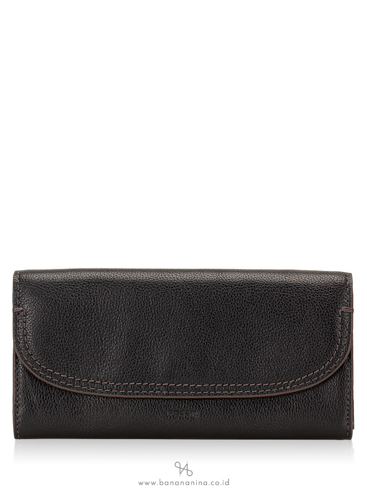 FOSSIL SWL3089001 Cleo Leather Clutch Black