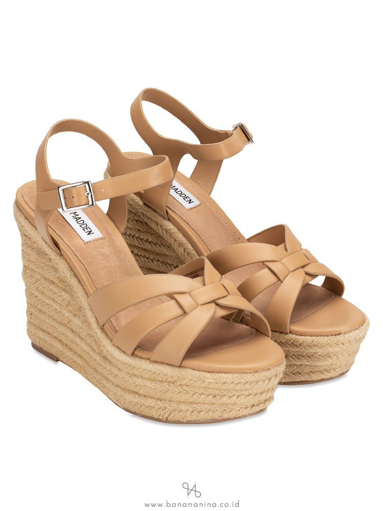 steve madden tan wedges