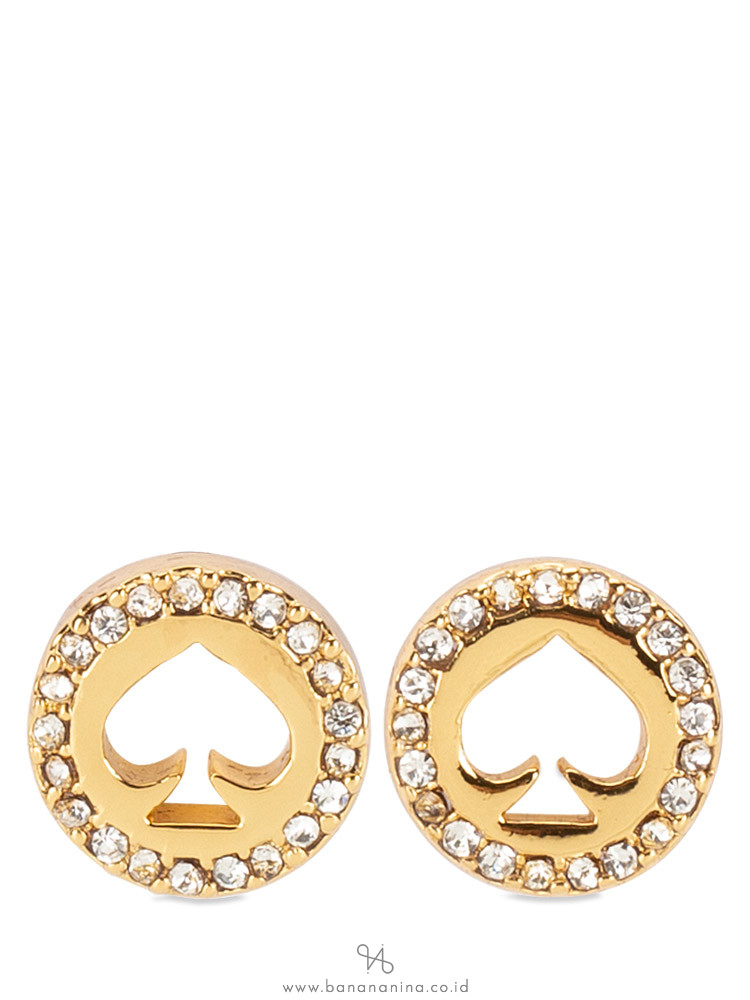 kate spade pave halo studs