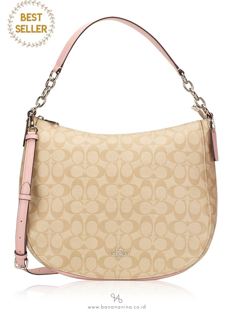 Coach elle hobo in signature canvas sales
