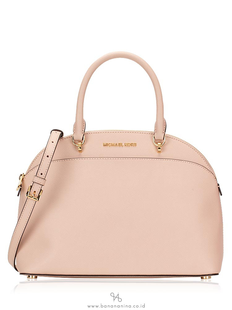 michael michael kors emmy large saffiano leather dome satchel